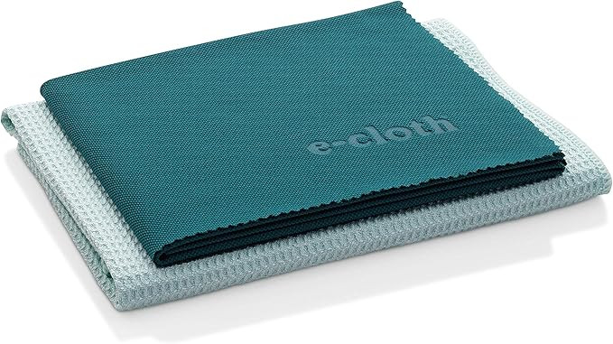 E-Cloth Window Cleaning Pack, Microfiber Glass Scrubbing Cloth & Polishing Cloth (Set of 2) | Amazon (US)