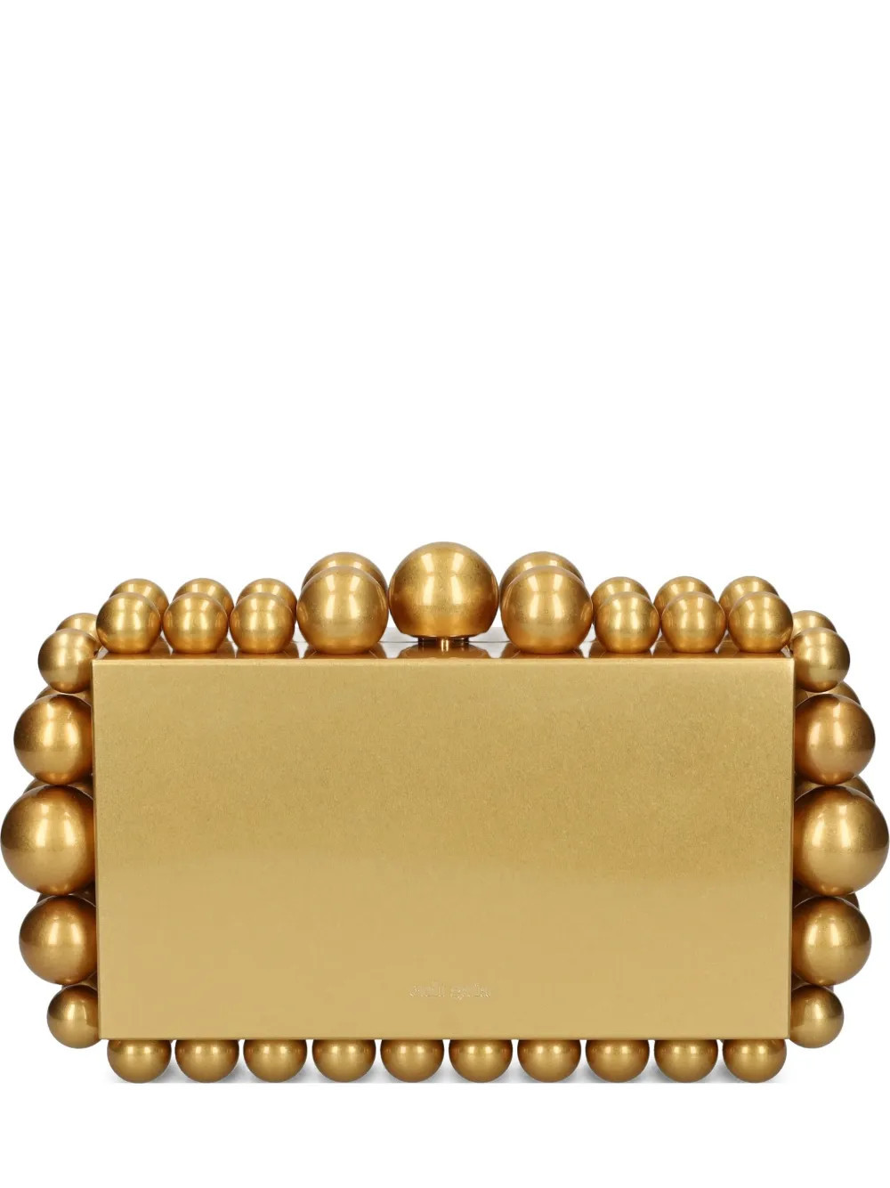 Cult Gaia bead-embellished clutch bag - Gold | Farfetch Global