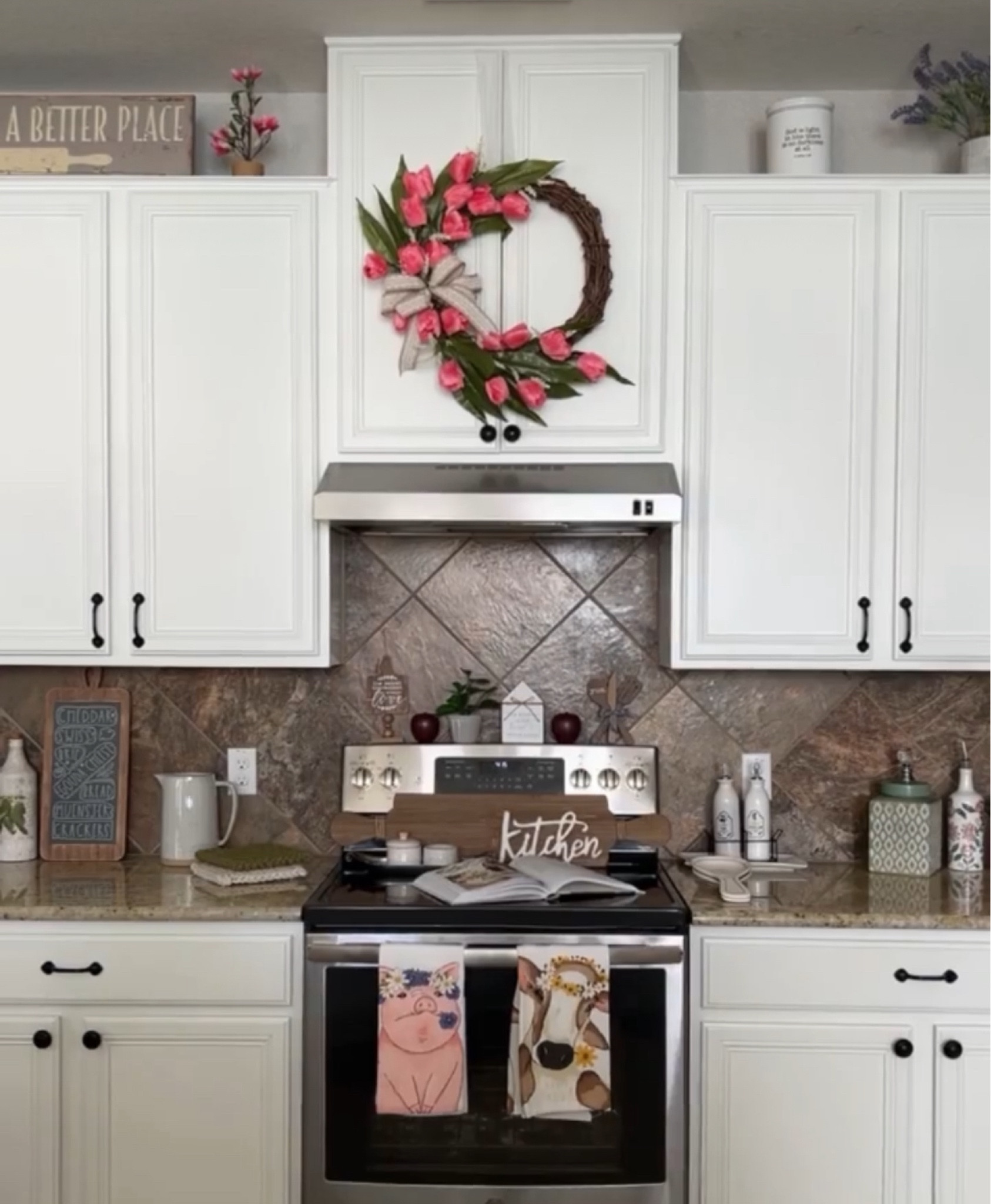 Chose these pulls and knobs after painting the cabinets white for a farmhouse look.

#LTKhome