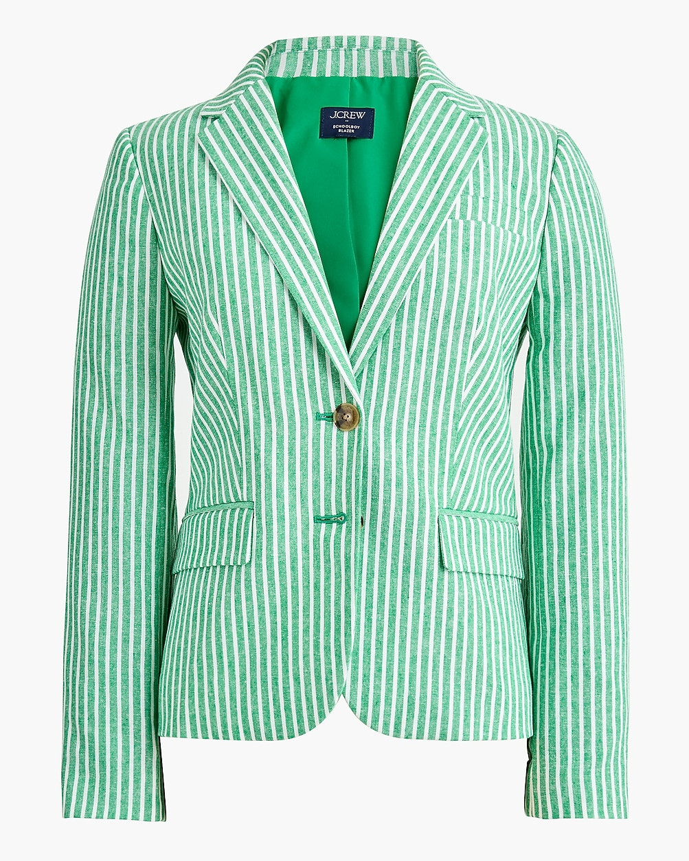 Linen-blend schoolboy blazer | J.Crew Factory