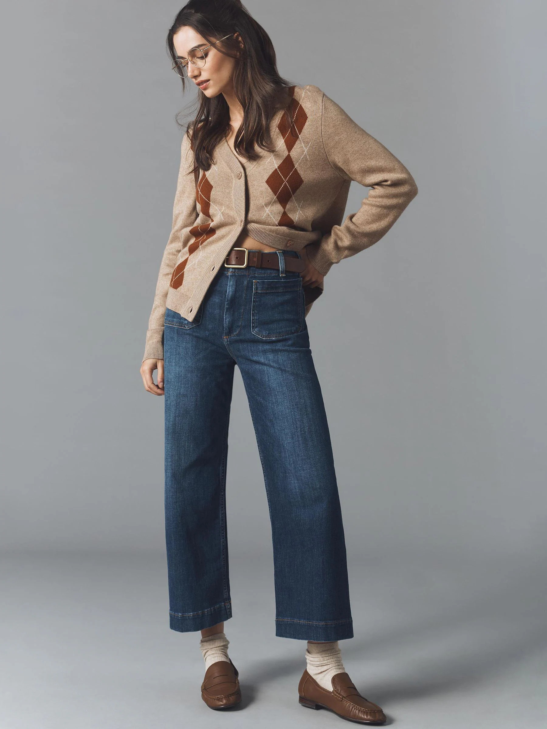 Anthropologie Anthropologie Blue Maeve The Colette Crop Wide-Leg Jeans | Next US