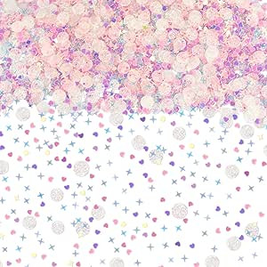 Keaziu 500PCS Pink Star Confetti Star Table Confetti for Baby Boy Girl Wedding Birthday Baby Show... | Amazon (US)