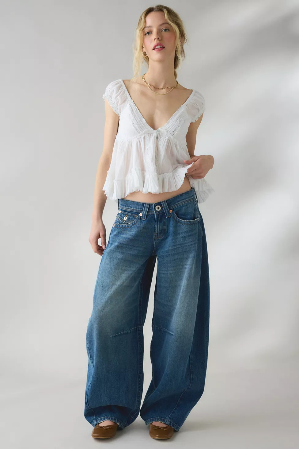 BDG Kayla Cocoon Low-Rise Jean | Urban Outfitters (US and RoW)