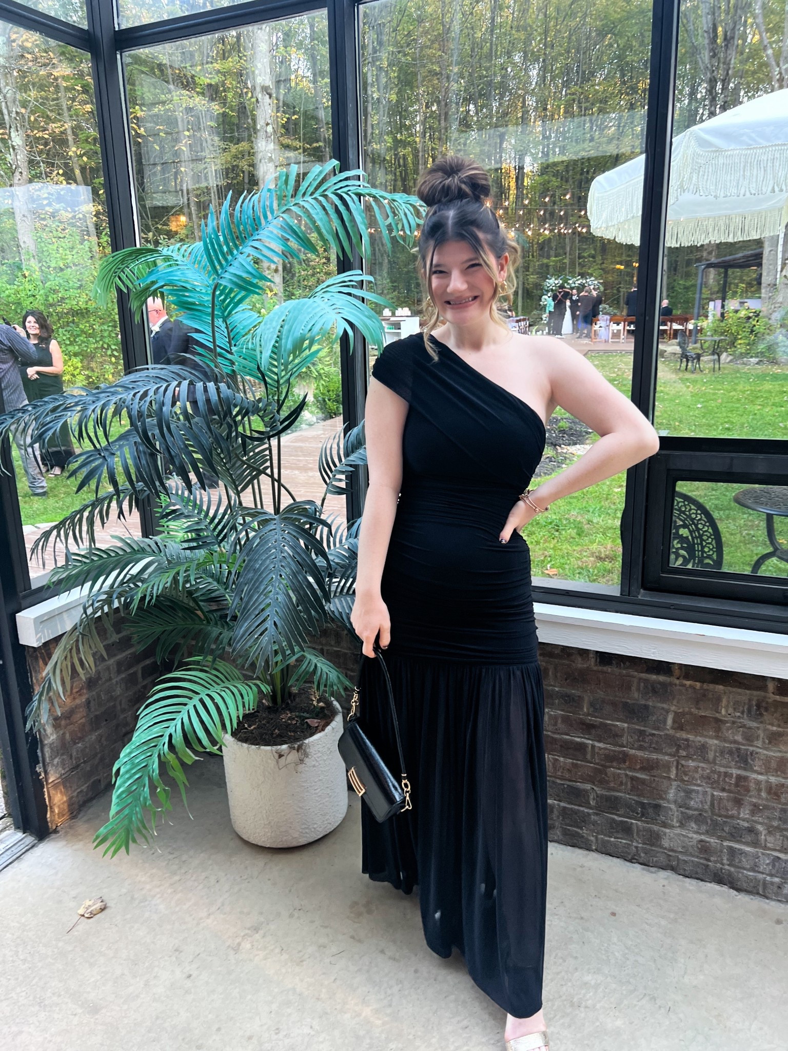 Fall wedding guest dress! Wearing size small TTS! 

#LTKFindsUnder50 #LTKWedding #LTKShoeCrush