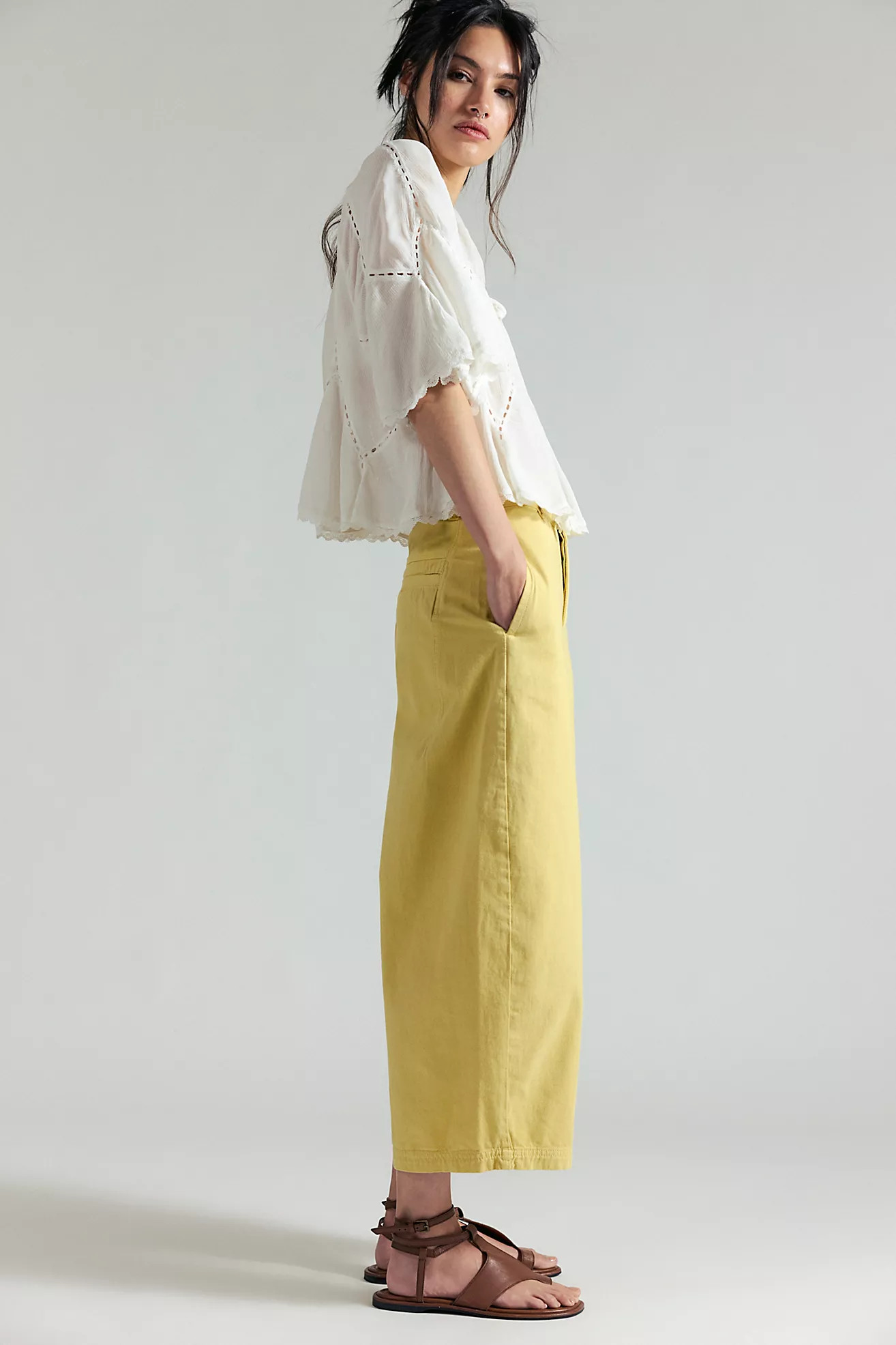 We The Free Lay Down Chino Trousers | Free People (Global - UK&FR Excluded)