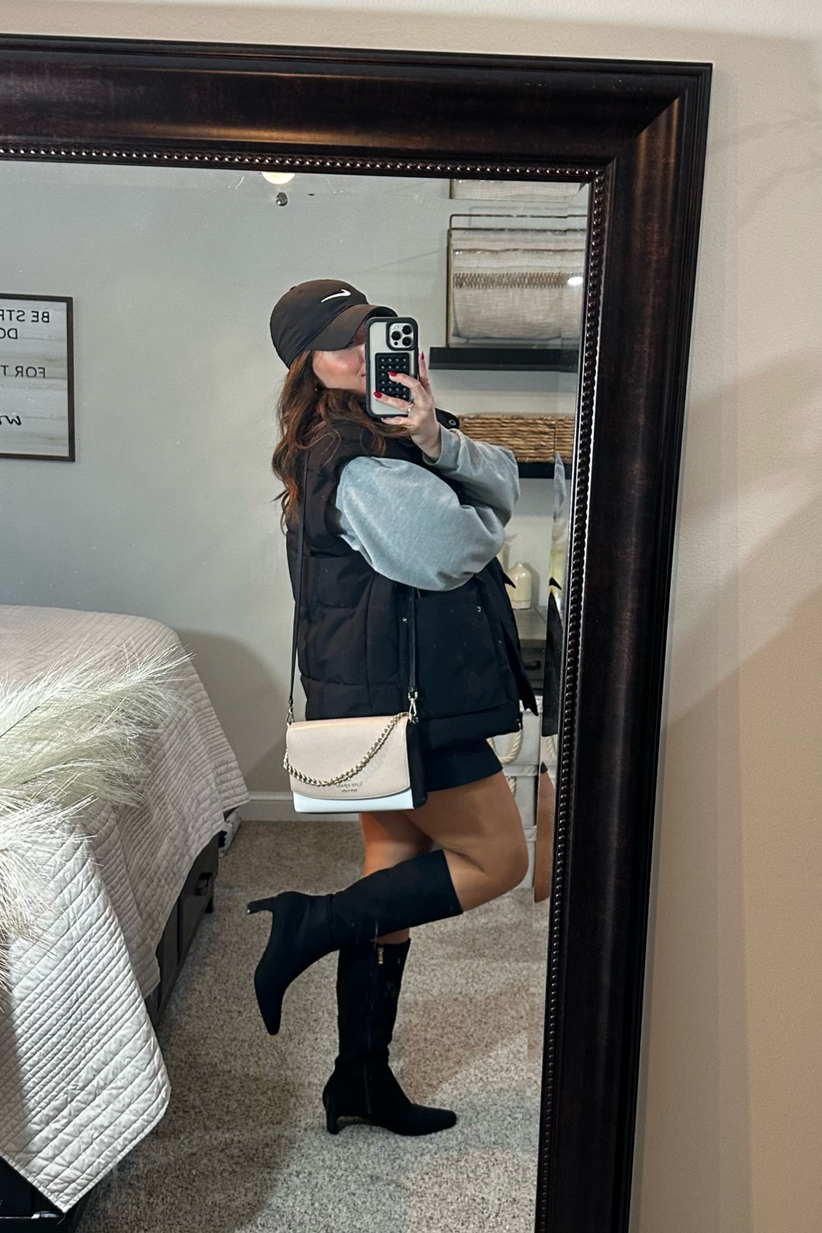 Love these black suede boots! I sized up a half size. The heel isn’t too high and they’re very comfy 

#LTKshoecrush #LTKstyletip