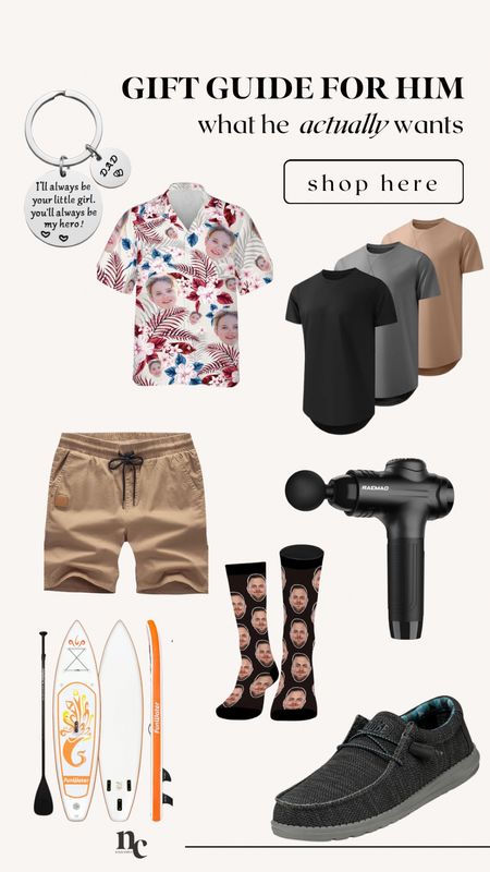 Father’s Day Gift Guide

Personalized socks, massage gun, paddle board, key chain, fitted shirt , summer look, Father’s Day

#LTKFamily #LTKGiftGuide #LTKFindsUnder100