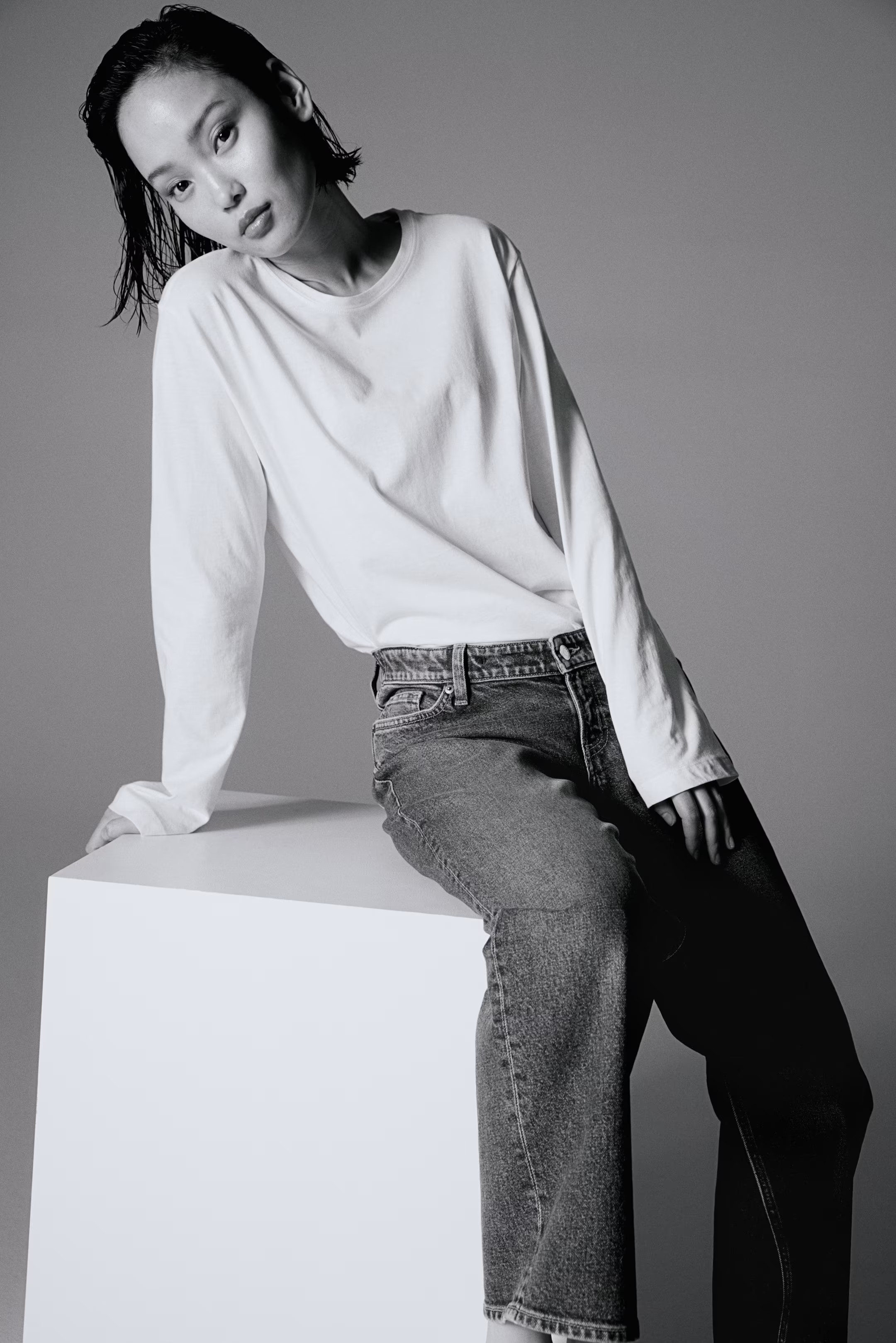 MAMA Before & After Straight Low Ankle Jeans | H&M (US + CA)