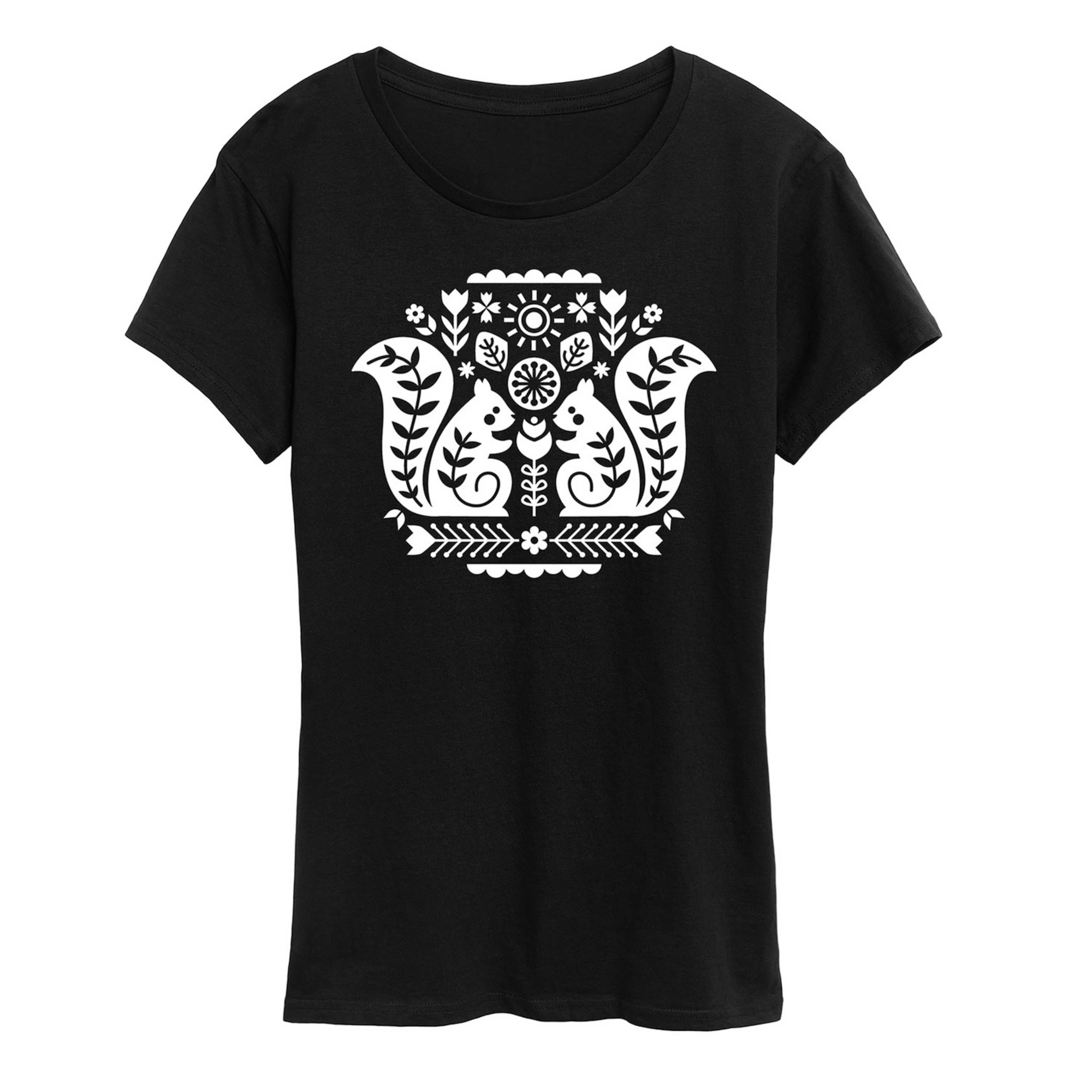 Women's Scandinavian Squirrels Graphic Tee | Kohl's