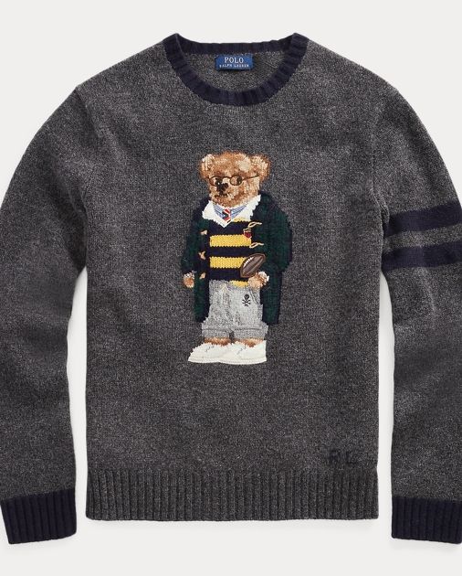 Polo Bear Wool Sweater Sullivan Slim Stretch Jean Custom Fit Oxford Shirt Striped Knit Silk Tie | Ralph Lauren (US)