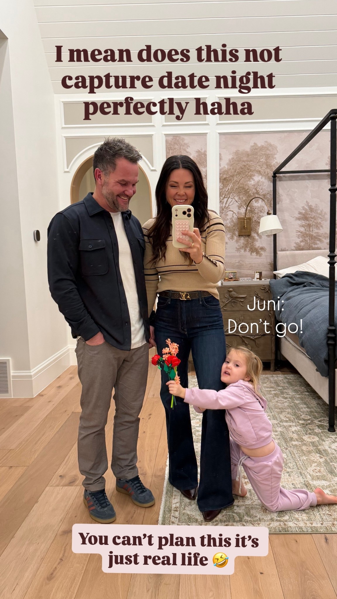 Date night outfit with the best fitting jeans that are always flattering. 

#LTKmomlife #LTKSaleAlert