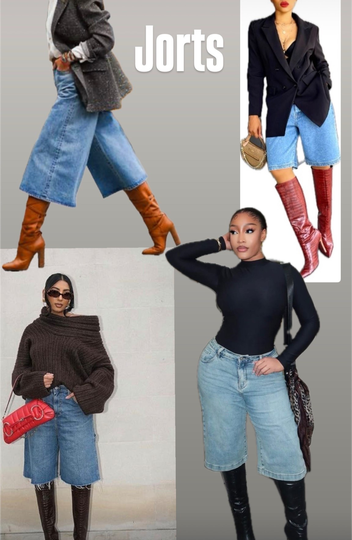 Jorts are all the rave for the Fall/ Winter with boots. Linking a few I thought was super cute for you guys💙

#LTKFindsUnder100 #LTKSeasonal #LTKootd