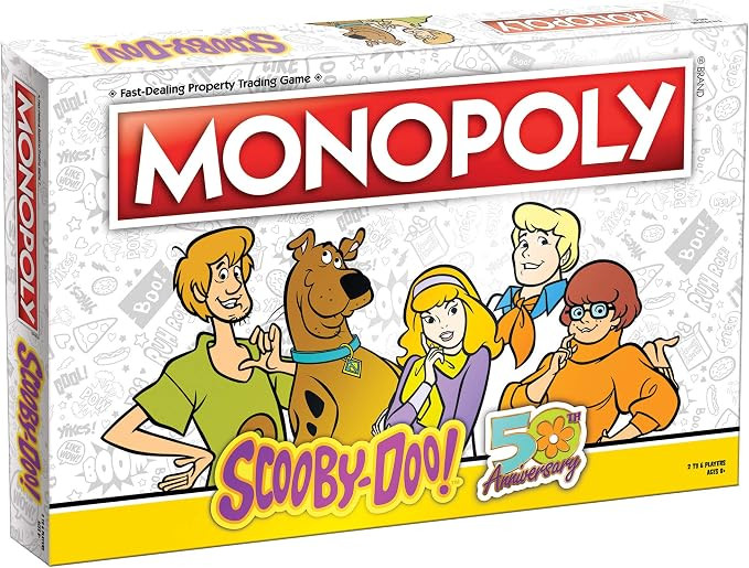 USAOPOLY Monopoly Scooby-Doo! Board Game | Official Merchandise Based on the Popular Cartoon | Cl... | Amazon (US)