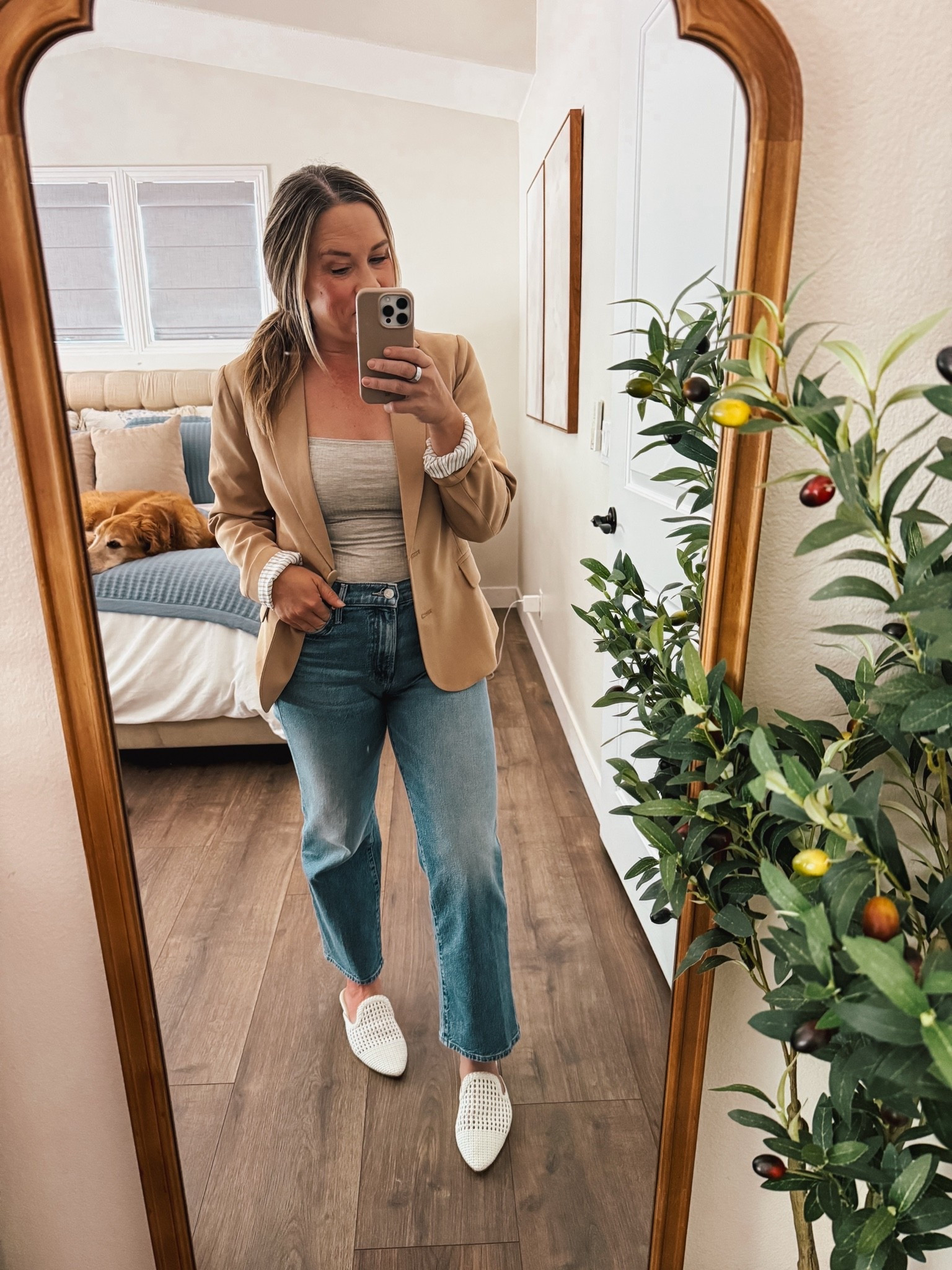 Summer office style inspo. This Amazon blazer is under $50 and it feels so much more expensive. I love that it’s semi tailored and doesn’t overwhelm my body like most blazers tend to do

#LTKPetite #LTKWorkwear
