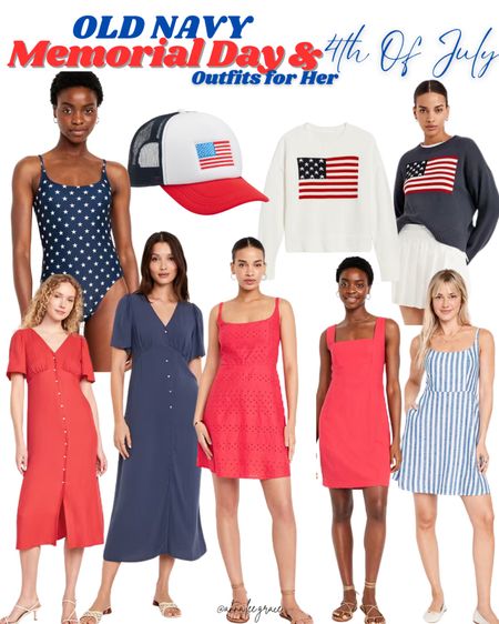 Old navy Memorial Day and Fourth of July outfits!!! Most are on sale too! 

#LTKFestival #LTKStyleTip #LTKParties