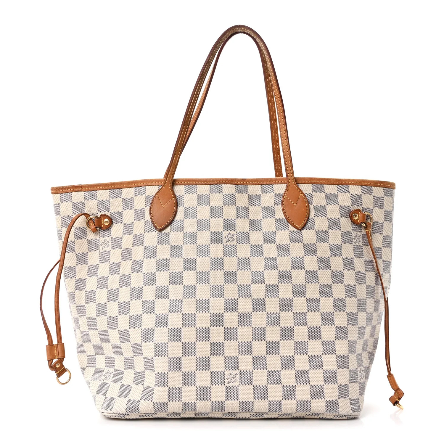 Damier Azur Neverfull MM | FASHIONPHILE (US)
