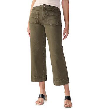 Sanctuary The Marine Comfort Stretch Cropped Wide Leg Jeans | Dillard's | Dillard's