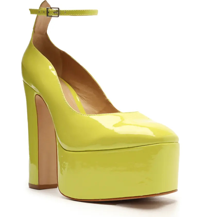 Schutz Renee Ankle Strap Platform Pump | Nordstrom | Nordstrom