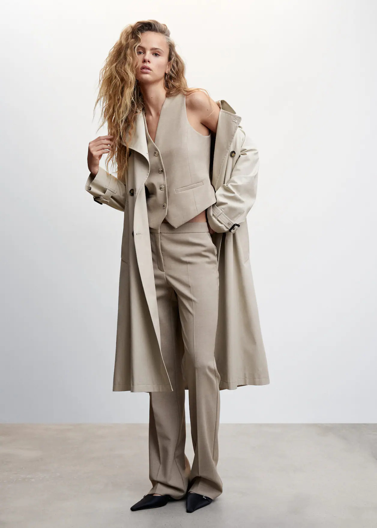 Buttons suit waistcoat | MANGO (UK)