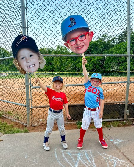 Custom Foam face cutout - sports team fatheads / baseball mom outfit / toddler baseball / Fathead 

#LTKKids #LTKStyleTip #LTKFindsUnder50