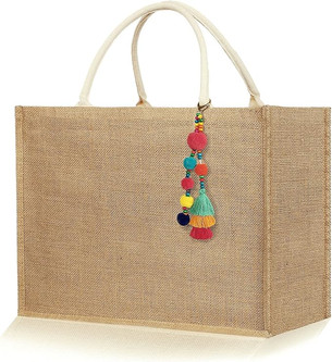 Click for more info about Beach Bag Jute Woven Straw Large Beach Tote Bag Handmade Weaving Shoulder Bag Waterproof Bag Hand...