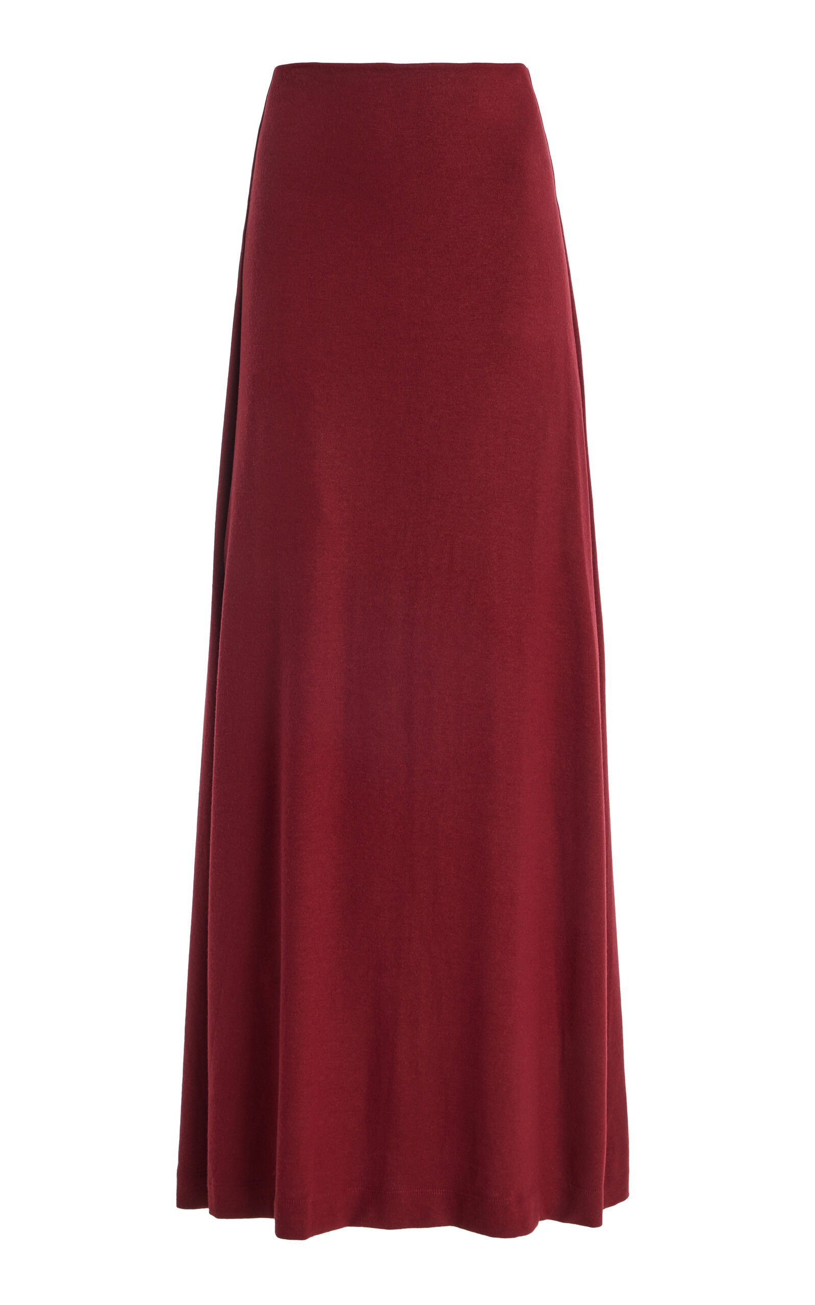 Leset - Lauren High-Waist Jersey Maxi Skirt - Red - L - Moda Operandi | Moda Operandi (Global)