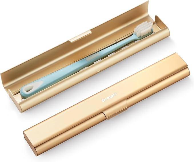 Aluminum Toothbrush Travel Case, Portable Travel Toothbrush Holder, Durable Manual Toothbrush Box... | Amazon (US)