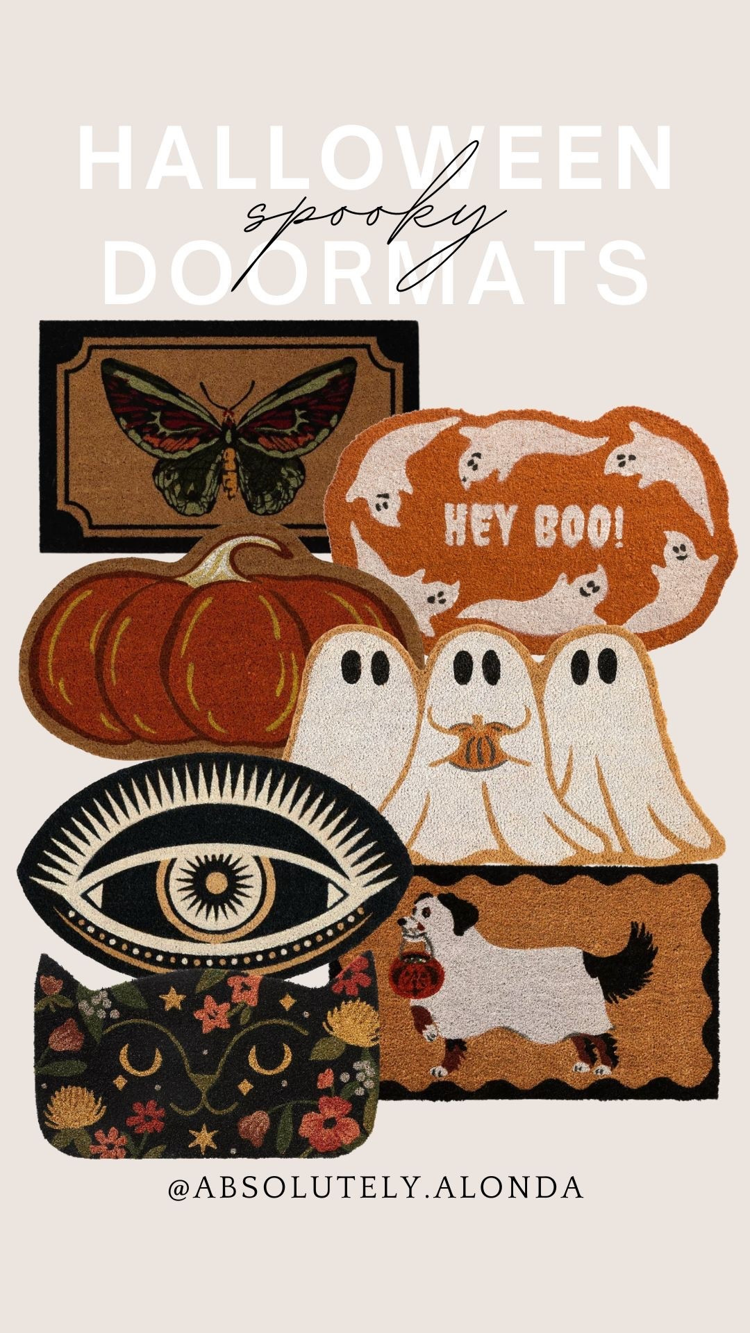 Say hey boo to the ghosts, ghouls and goblins! 

Halloween welcome mat round up!

#LTKSeasonal #LTKFindsUnder50 #LTKHome