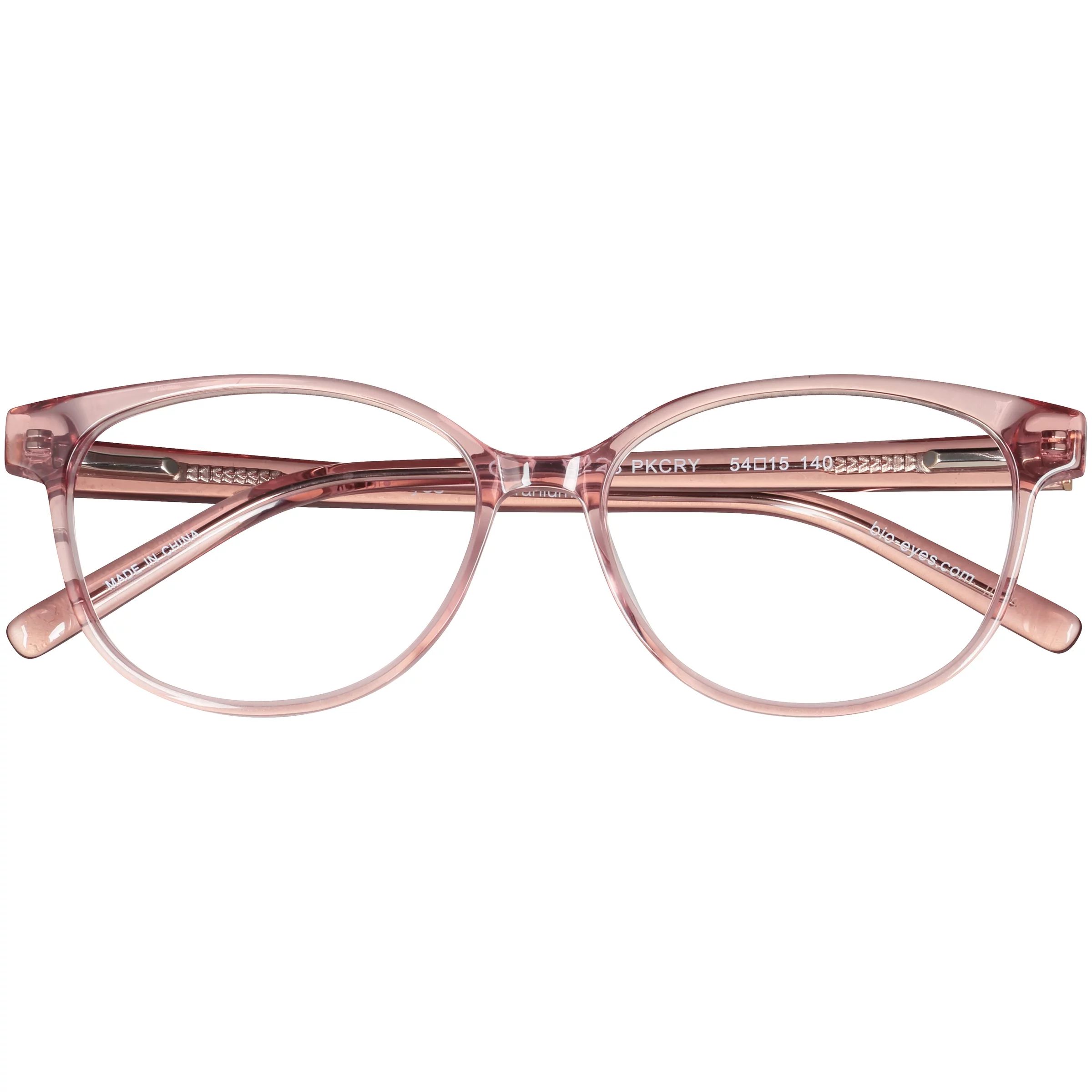 Bio Eyes Women's BE223 GERANIUM Pink Crystal Eyeglass Frames | Walmart (US)