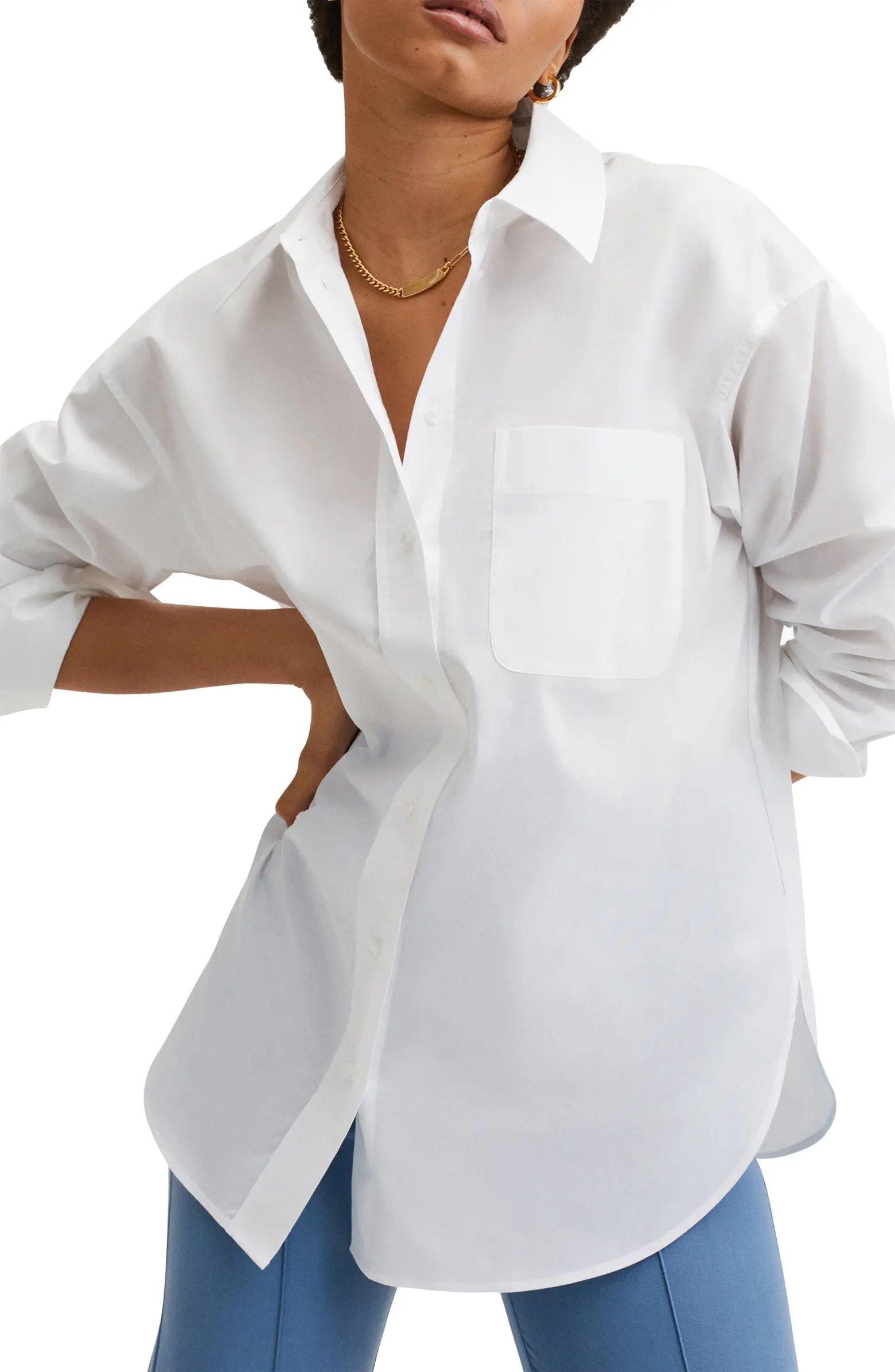 Oversize Cotton Shirt | Nordstrom
