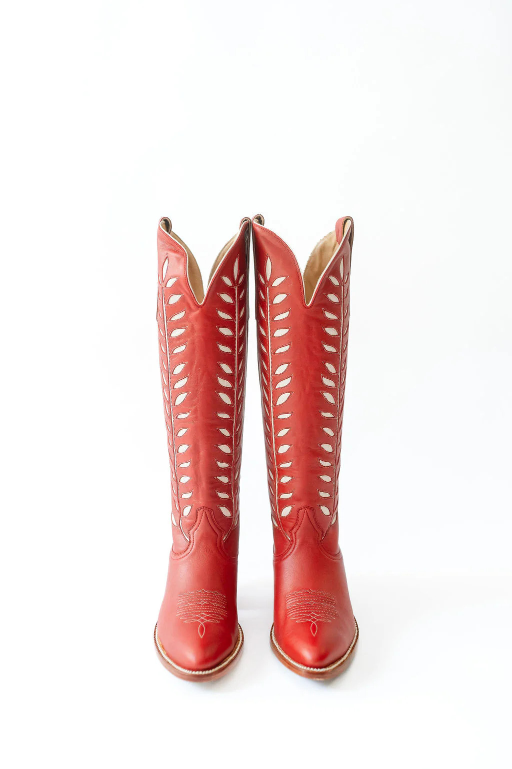 Rory Cowgirl Boot in Red | Petite Paloma