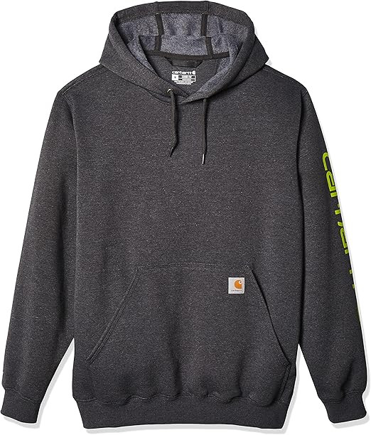 Carhartt Men's Loose Fit Midweight Logo Sleeve Graphic Sweatshirt | Amazon (US)