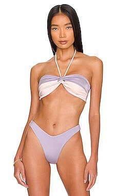 PEIXOTO Edy Bikini Top in Lavender Champagne from Revolve.com | Revolve Clothing (Global)