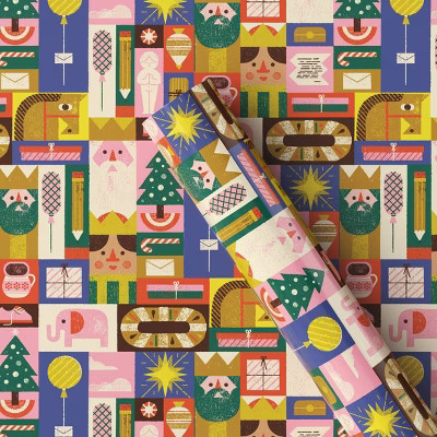 Cecilia Ruiz 25 sq ft Christmas Gift Wrap - Wondershop™ | Target