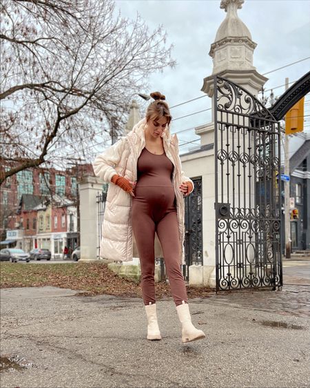 Finding cozy and comfortable AND STRETCHY non-maternity items has gotten me through most of this pregnancy.

Jumpsuit originally from Alloy Apparel
Vest and boots originally from Missguided
Jacket from Old Navy

Alternative options have been linked to complete the look 💖

#LTKstyletip #LTKbump