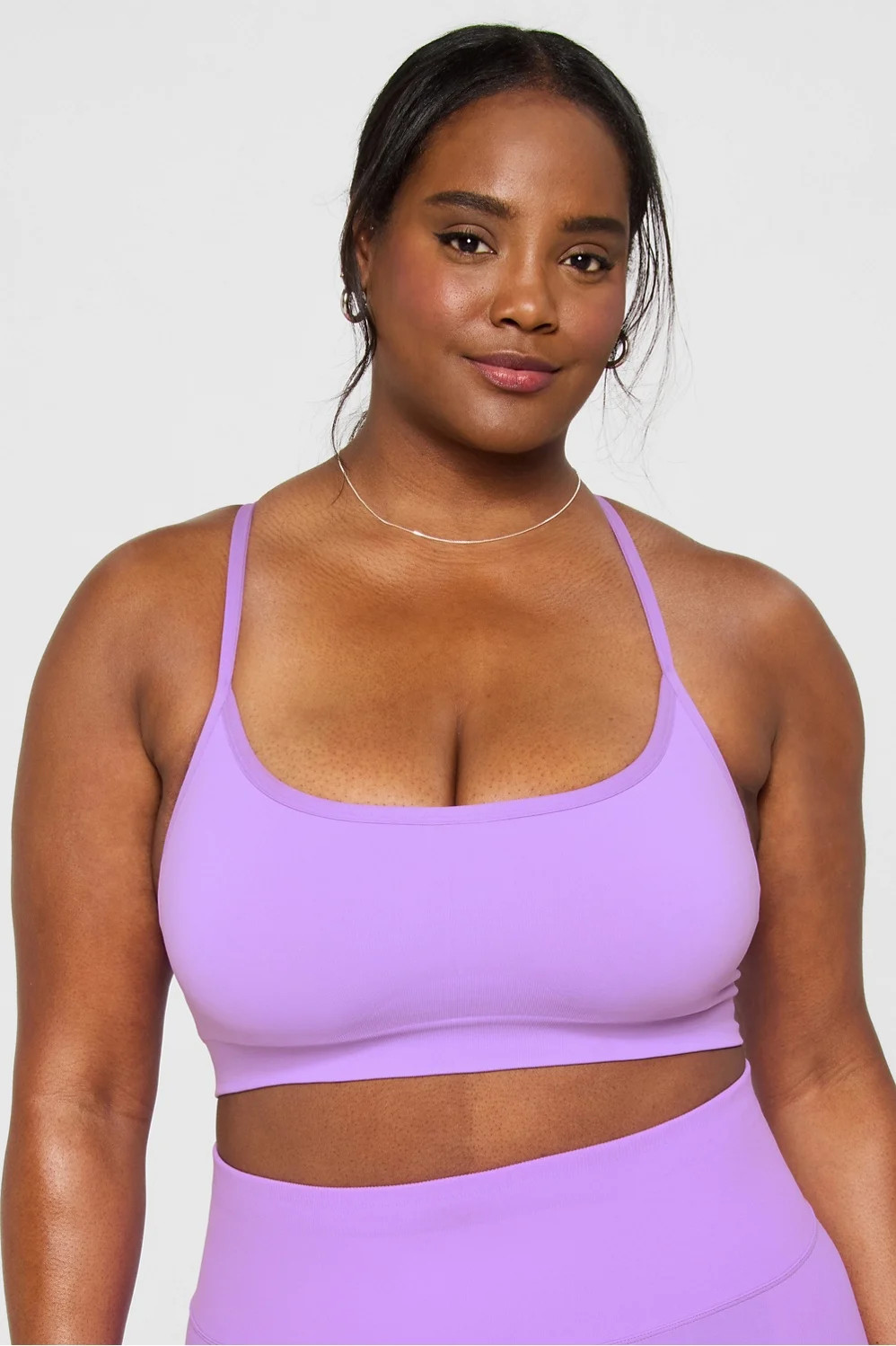 Sleek Seamless Strappy Low Impact Bra | Fabletics