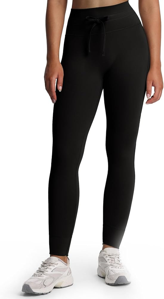 Aoxjox High Waisted Workout Updated Mila Leggings for Women Tummy Control Drawcord Yoga Pants 24.... | Amazon (US)