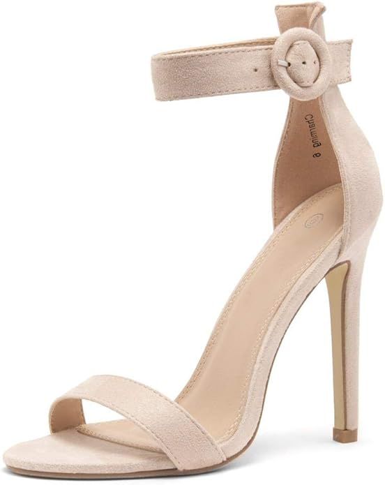 Herstyle Charming Women’s Open Toe Ankle Strap Stiletto Heel Dress Sandals Elegant Wedding Part... | Amazon (US)