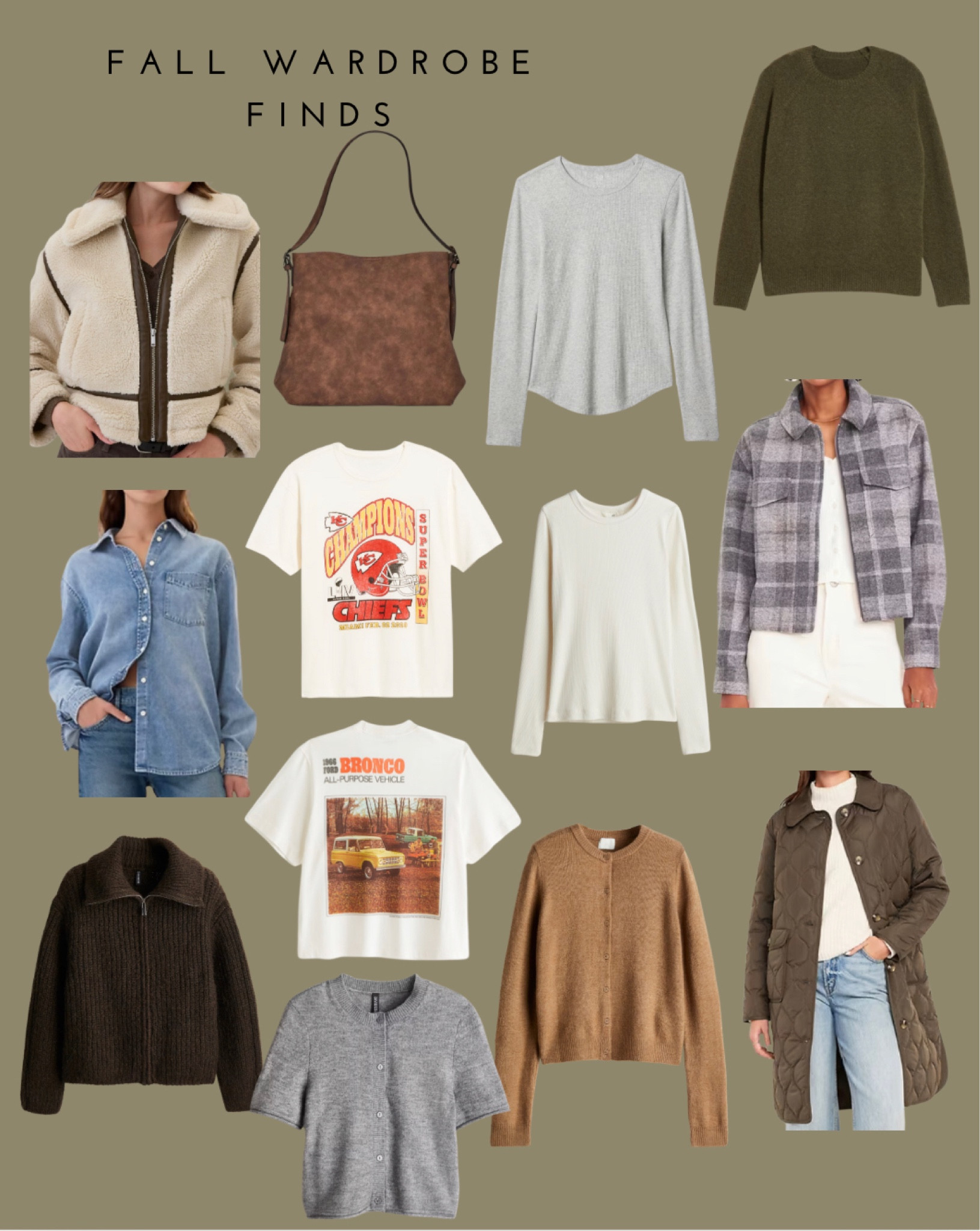 Womens fall cold weather fashion finds. Graphic tees. Sherpa jacket. the most luxurious looking sweaters. Plaid, denim. Suede bags. Quilted long jacket. Cardigans. Affordable fall fashion. 

#LTKfindsunder100 #LTKworkwear #LTKSeasonal
