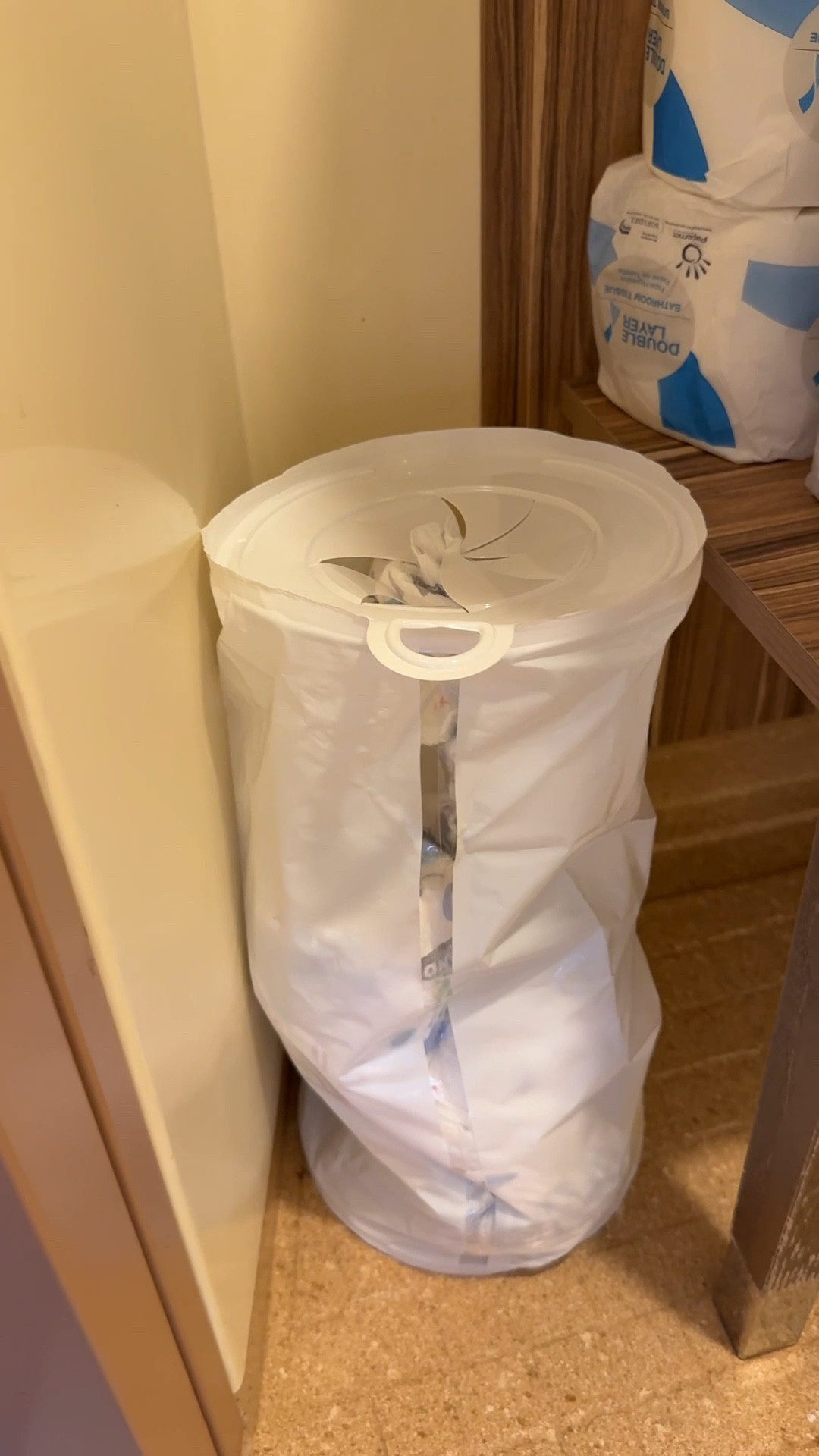 LAST WEEK’S BEST SELLER - DISPOSABLE TRAVEL DIAPER PAIL! 
Held 3-4 days worth of diapers and concealed the smell. Just toss when it's full! 

#LTKBaby #LTKHome #LTKTravel