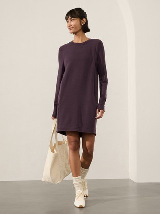 Coaster Luxe Sweatshirt Dress | Athleta