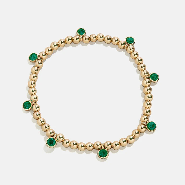Birthstone Pisa Bracelet - Emerald | BaubleBar