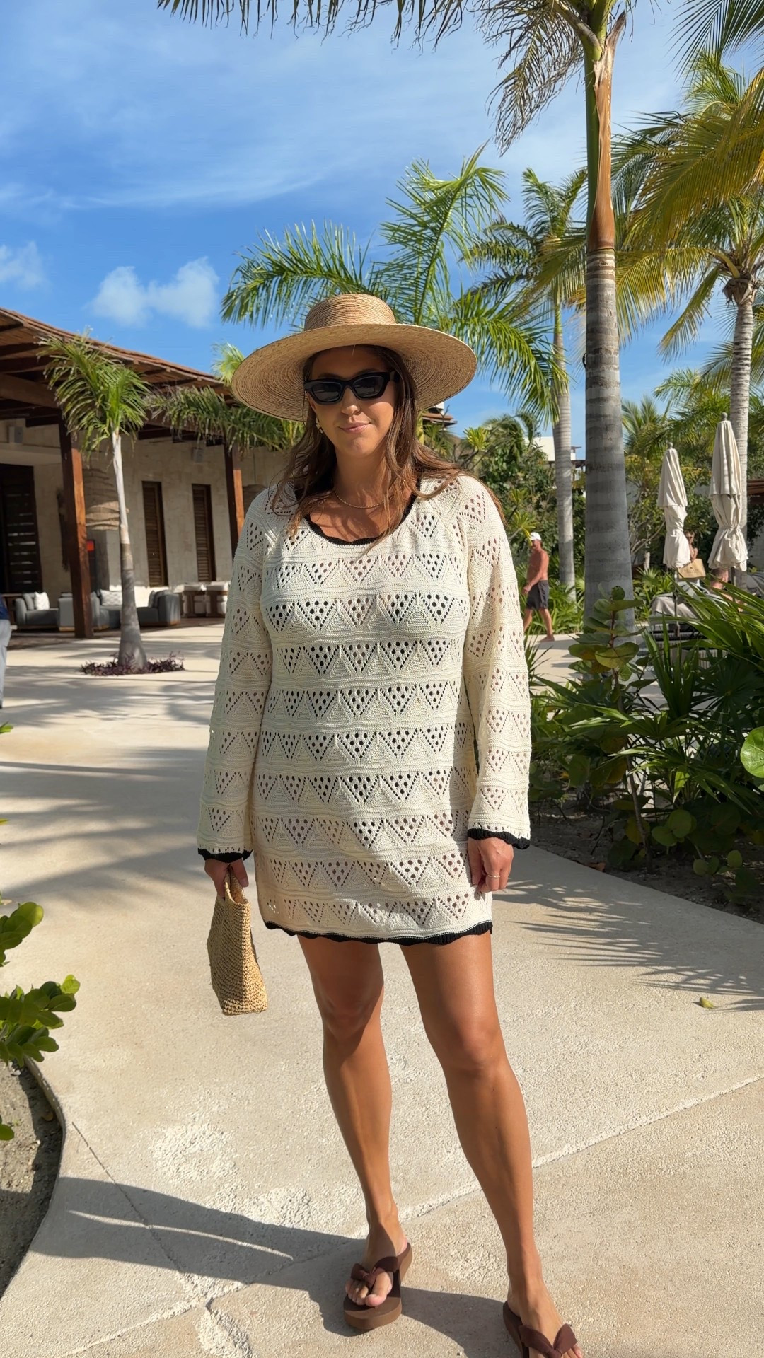 DISCOUNT CODE: 
BEREZ15: 15% off orders $70+ BEREZ20: 20% off orders $109+ 

This is my kind of resort uniform ✨
Easy knit cover-up, flat sandals, straw bag — effortless, comfortable, and still feels put together. Perfect for walking the resort, grabbing lunch, or heading straight from pool to plans without overthinking it.

Everything linked 🤍

Amazon fashion | amazon womens fashion | amazon midsize | amazon vacation outfits | amazon resort wear | amazon beach cover up | amazon poolside outfit | vacation outfits | beach vacation outfits | resort outfits | cruise outfits | cruise vacation outfits | amazon vacation | amazon vacay | summer vacation outfits

#LTKFindsUnder100 #LTKMidsize #LTKTravel