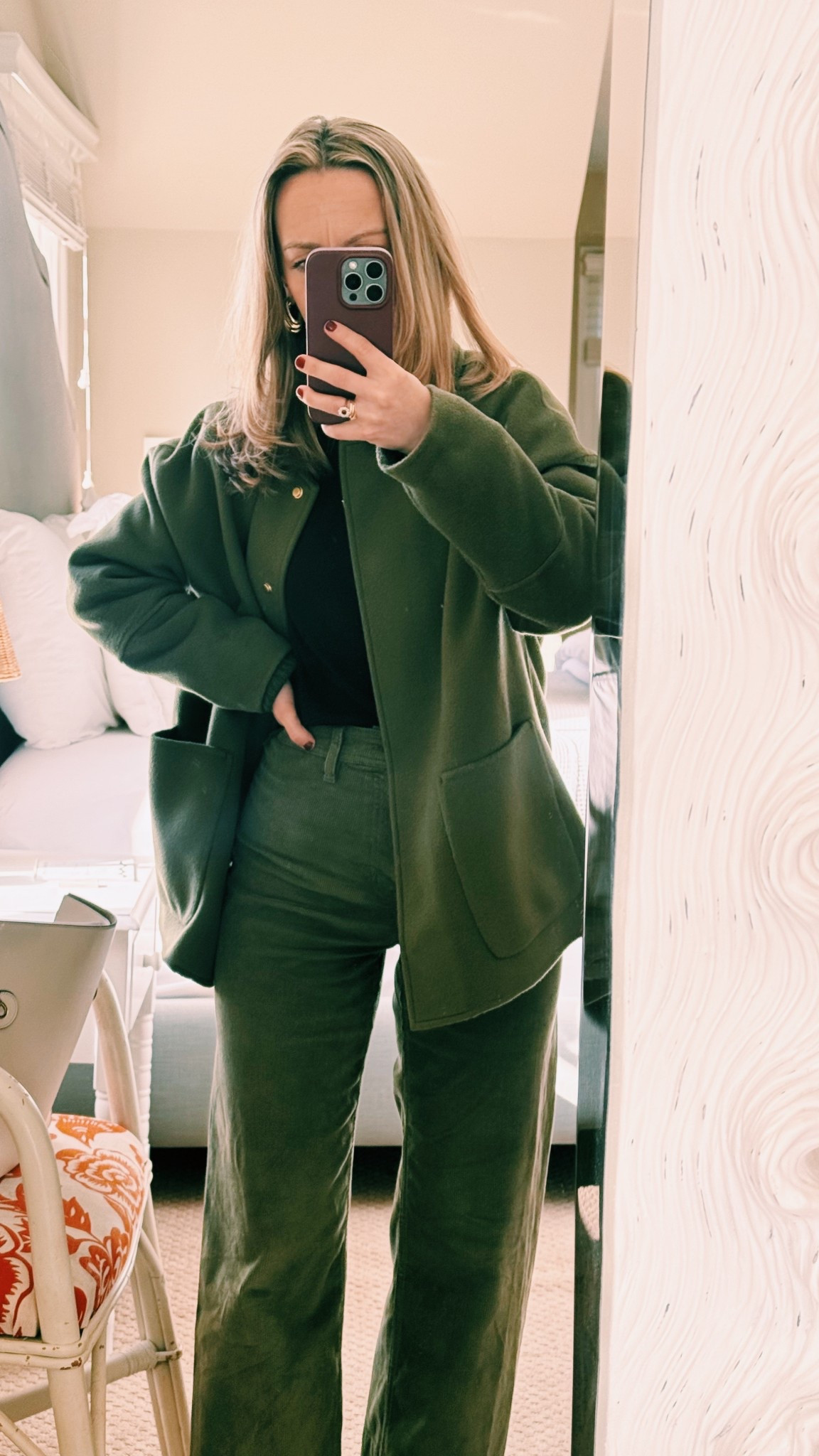 Olive green Friday. #ltkfall