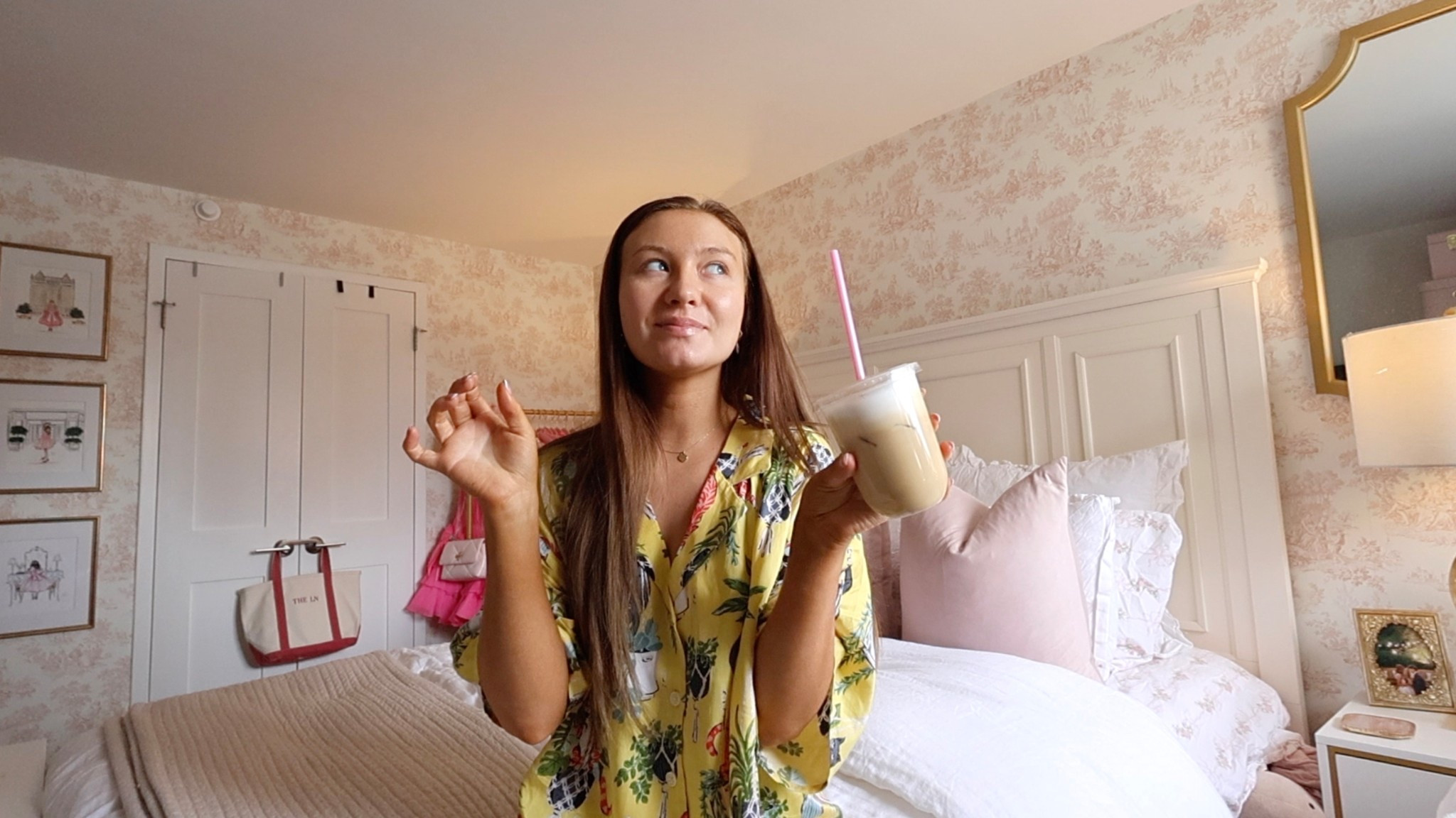 Comfy pajamas perfect for spring! I’m wearing a size small

#LTKmorningroutine #LTKootd