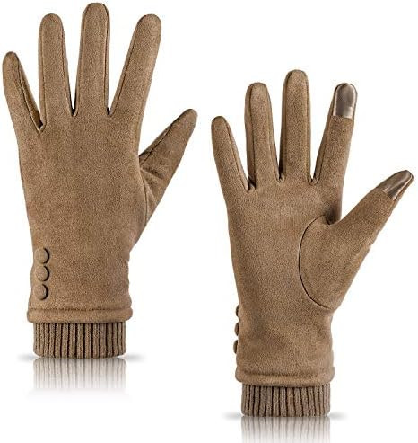 Dsane Women's Winter Touch Screen Texting Phone Windproof Gloves - Fleece Lined, Thick Warm Glove... | Amazon (US)
