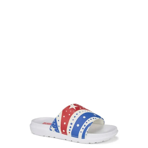 Rugged Shark Americana Kids Slide Sandals | Walmart (US)
