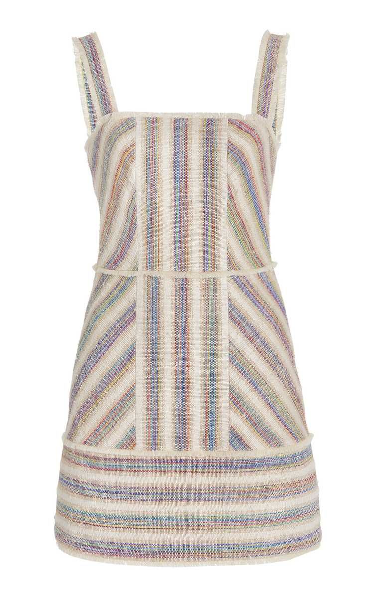 Madira Striped Slub Canvas Mini Dress | Moda Operandi (Global)