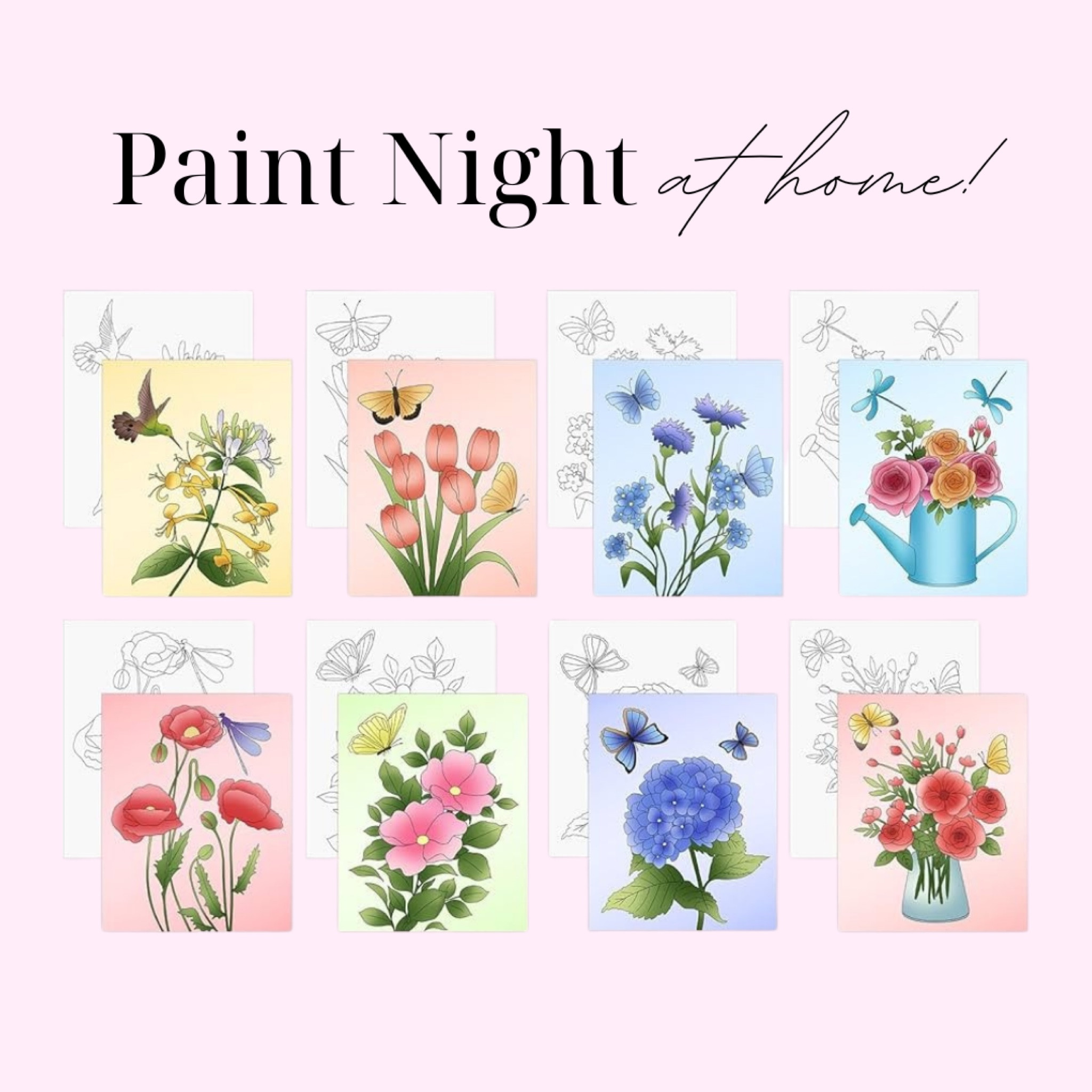 The perfect paint night canvases for a paint night in! 

#LTKcanada #LTKdatenight #LTKspring