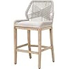 Star International Furniture Loom 30 Bar Stool in Taupe and White Rope | Amazon (US)
